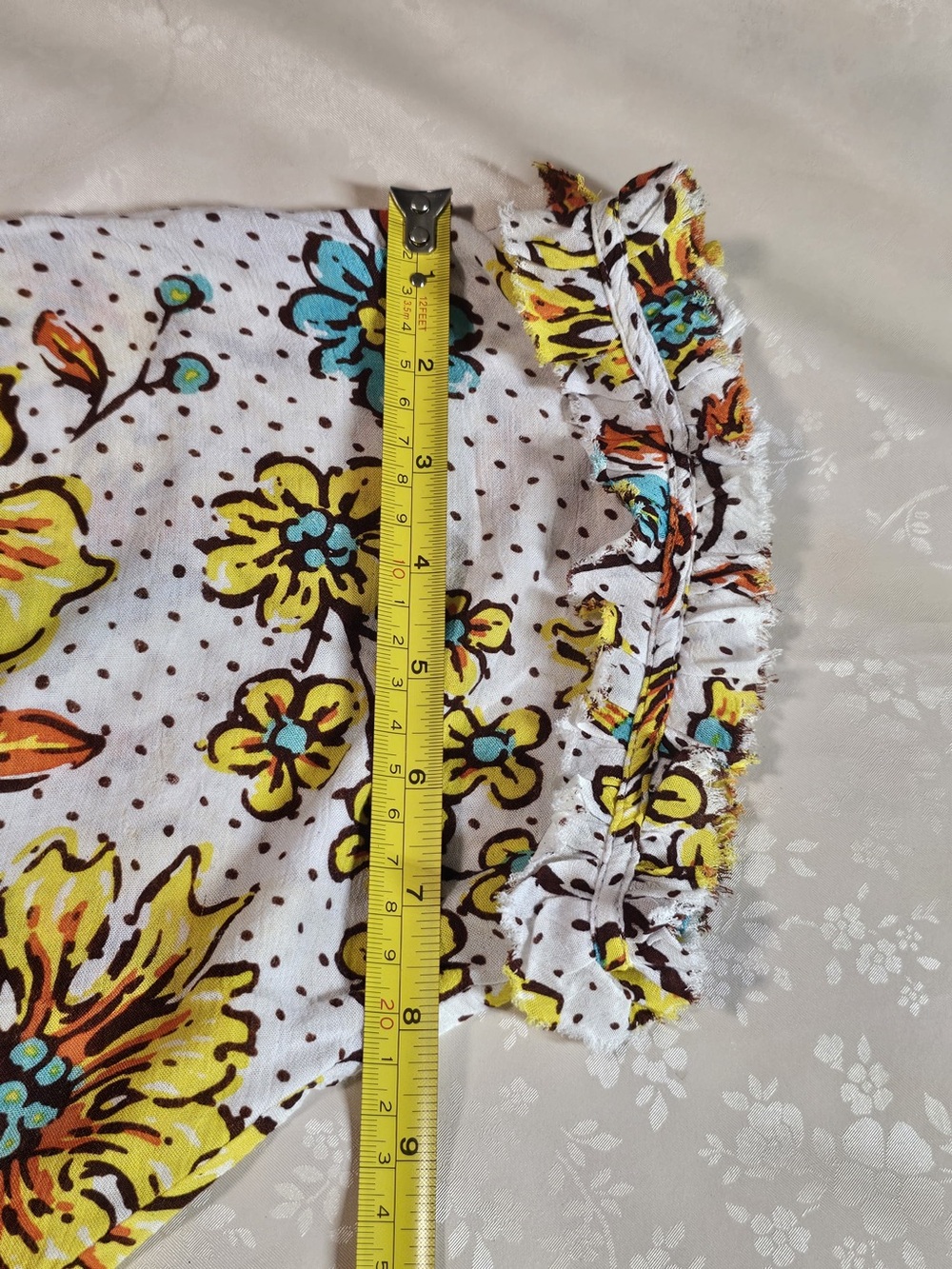 ๐ผโจ Poupette St Barth Floral V-Neck Mini Dress Size S ๐ด๐ - Picture 6 of 13